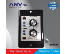 Timer đôi gắn mặt tủ ANV CTDV-YV AC240V Winsun