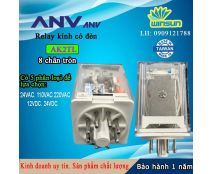 ANV Rơ le trung gian ANV AK2TL relay kính trắng 8 chân tròn Winsun