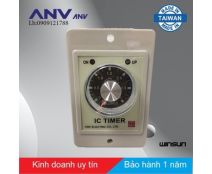 Timer đơn gắn mặt tủ ANV AH3- Y3 220VAC Winsun