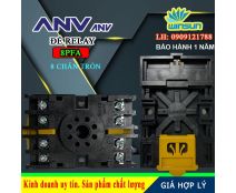 ANV Đế timer relay ANV 8PFA 8 chân tròn Winsun