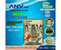 ANV Rơ le trung gian ANV AM4L relay kính trắng 14 chân dẹp nhỏ Winsun