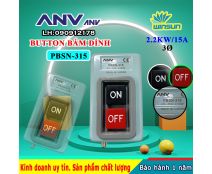 ANV Công tắc nút bấm dính  ANV 3 pha PBSN-315 Winsun