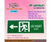 Đèn EXIT, Đèn thoát hiểm,Chỉ lối thoát 2 mặt Yifei (YF-1023 Winsun )