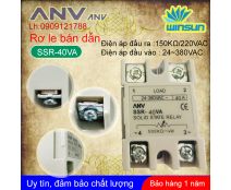 ANV Rơ le bán dẫn ANV SSR-40VA,40DA,40AA,40AA-H Winsun