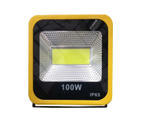 Đèn Pha Led Viền Vàng 100W